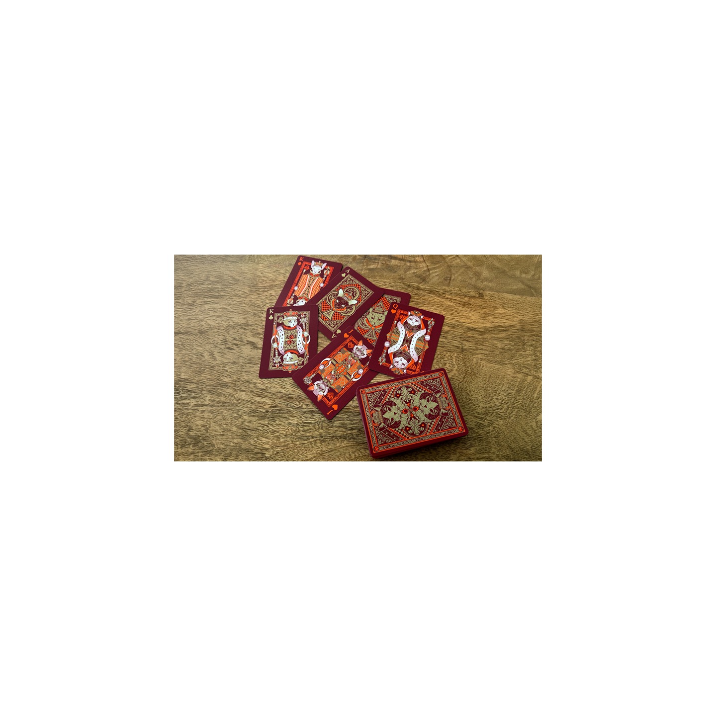Neko Royal Red Playing Cards