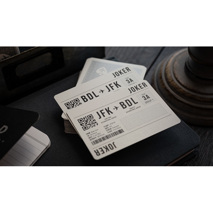 Lounge Edition in Jetway (Silver) by Jetsetter Playing Cards