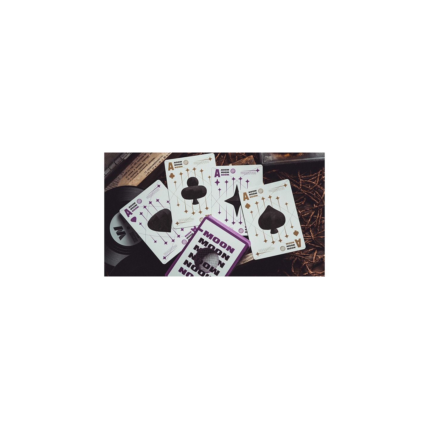 Moon (White) Playing Cards