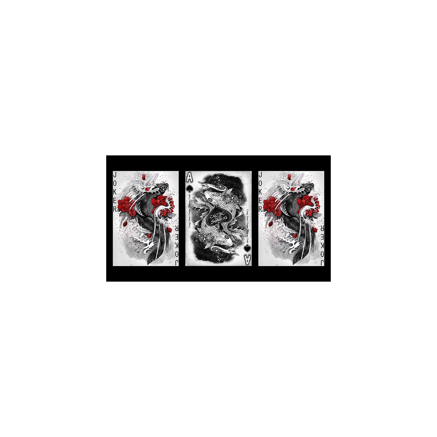 Silver Dragon (Standard Edition) Playing Cards by Craig Maidment
