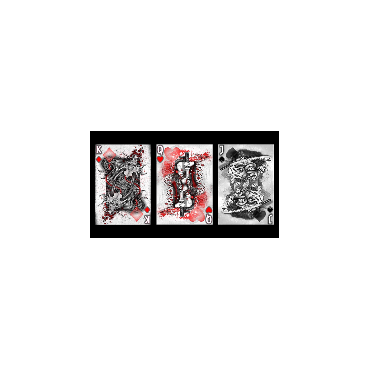 Silver Dragon (Standard Edition) Playing Cards by Craig Maidment