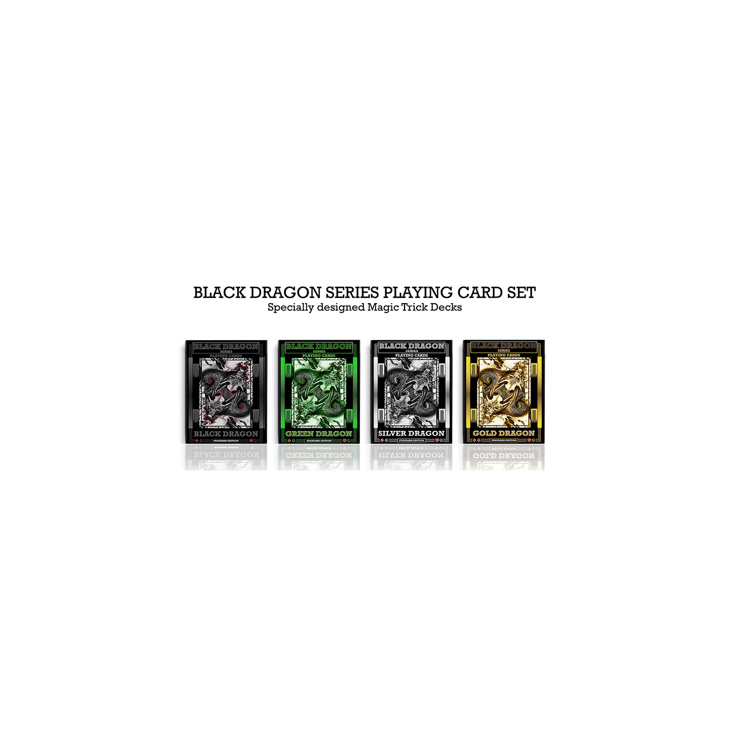 Silver Dragon (Standard Edition) Playing Cards by Craig Maidment