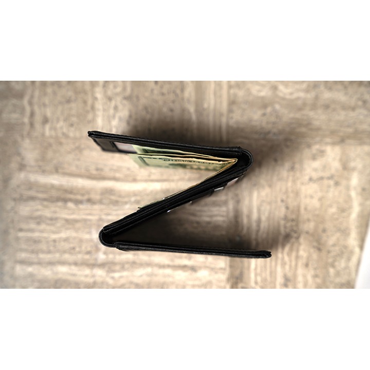 FPS Zeta Wallet Black (Gimmicks and Online Instructions) by Magic Firm