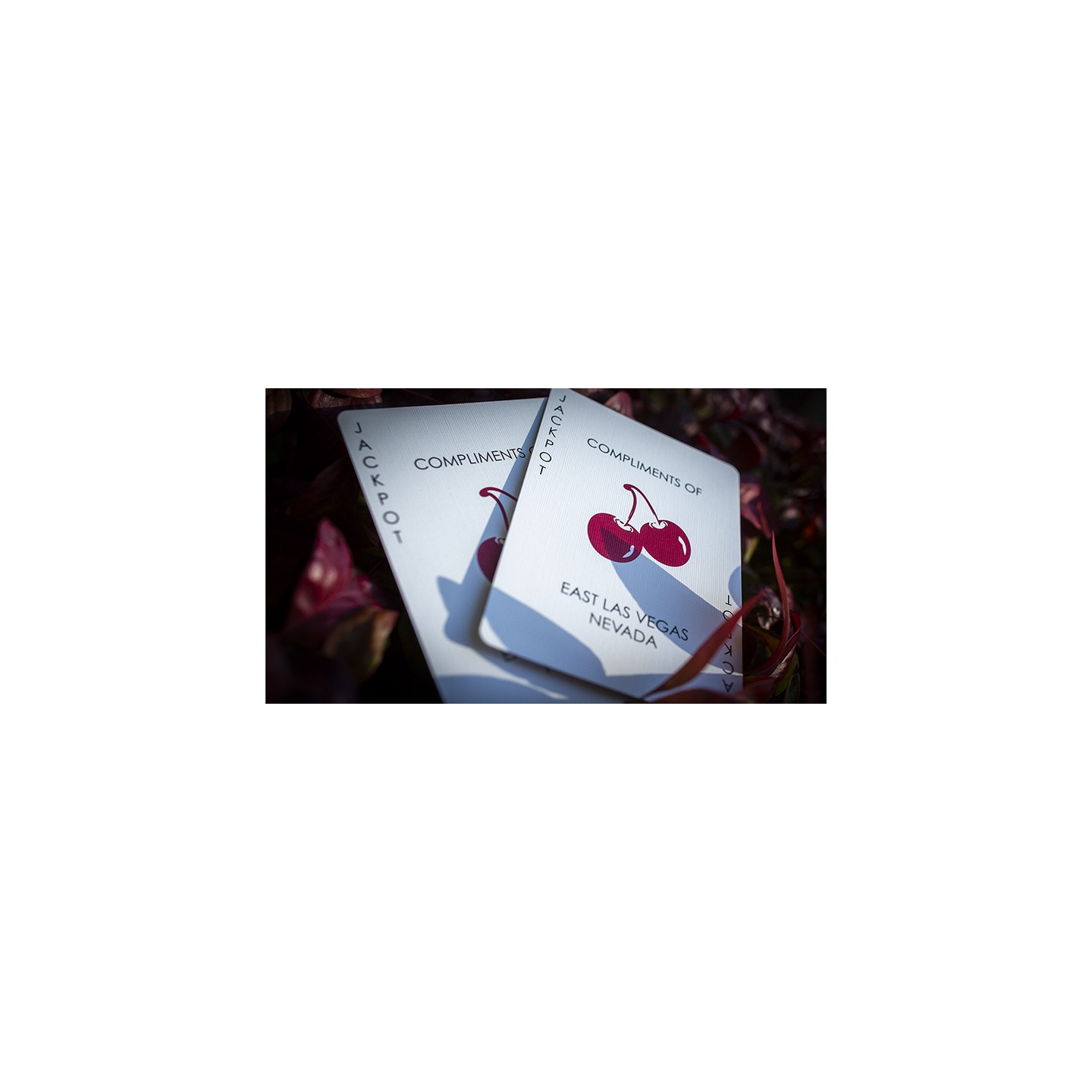 Cherry Casino (Sahara Green) Playing Cards by Pure Imagination Projects