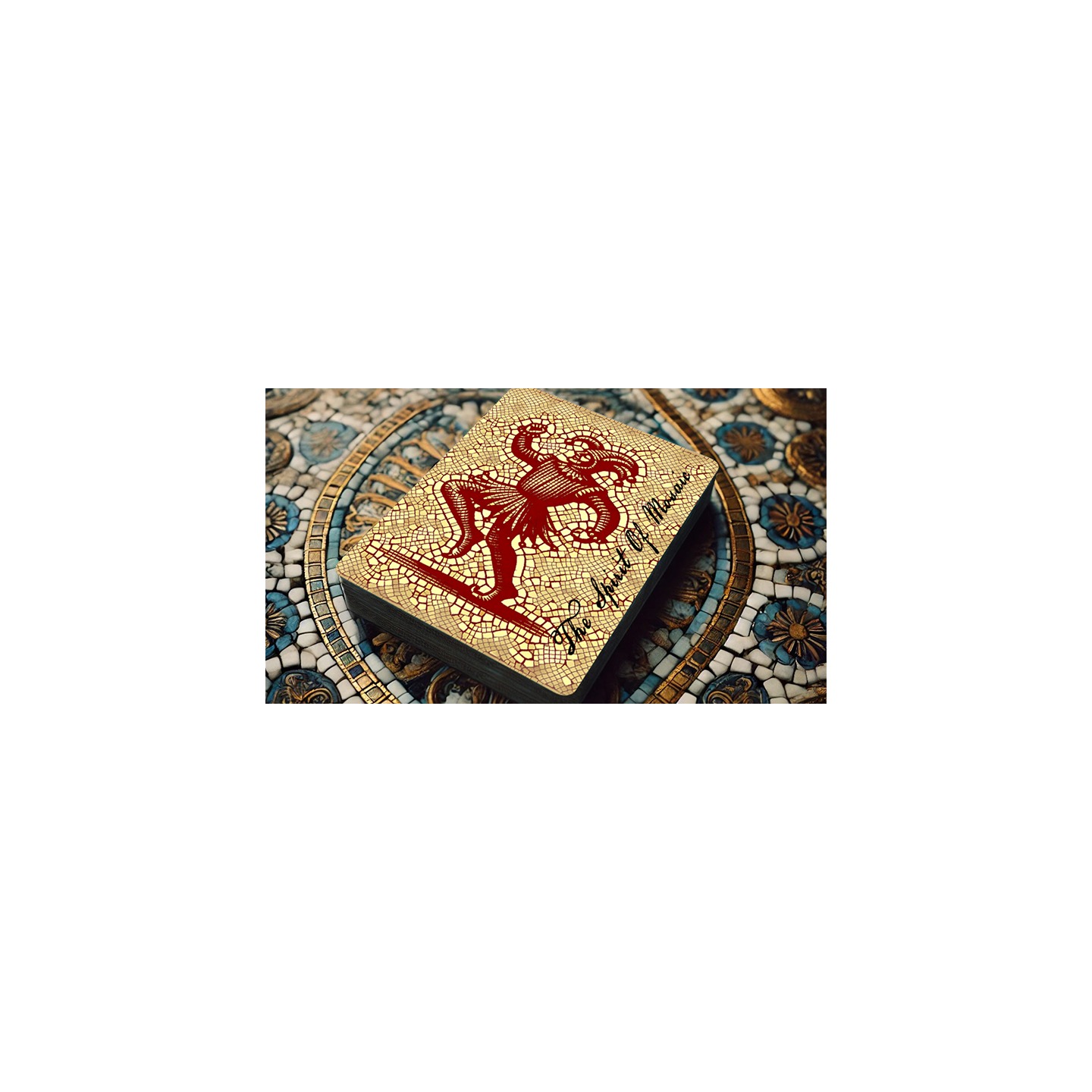 The Spirit of The Mosaic (Red) Playing Cards