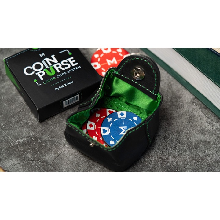 COLOR CODE COIN PURSE GREEN by Bob Kohler