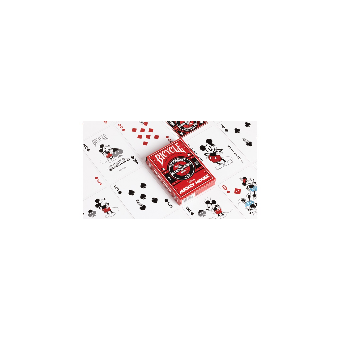 Bicycle Disney Classic Mickey Mouse (Red) by US Playing Card Co.