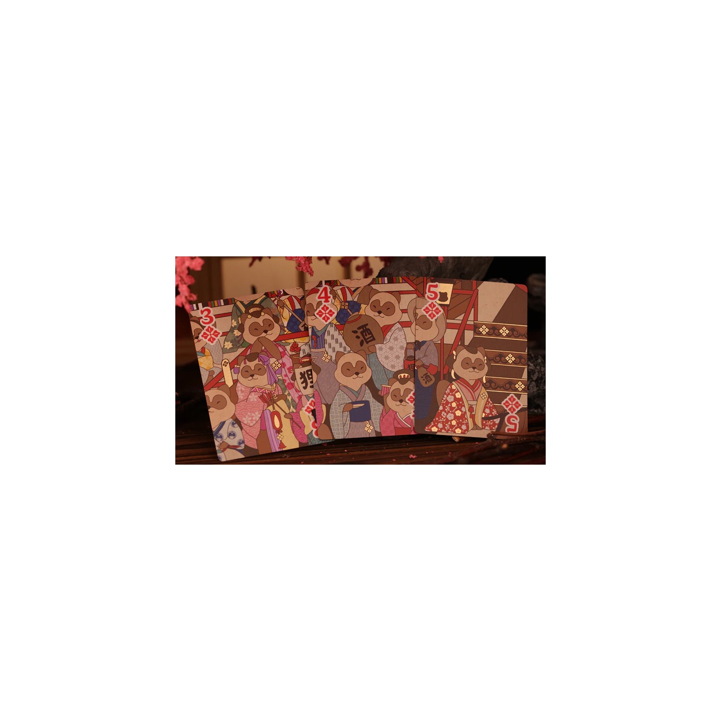 Tanuki Yukaku (Yukaku Tales) Playing Cards