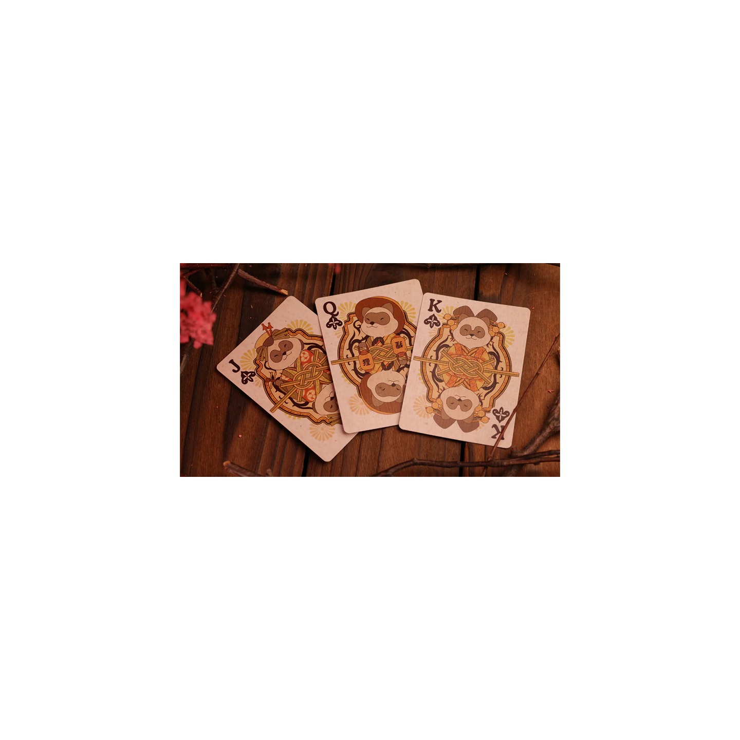 Tanuki Yukaku (Oiran-Dochu) Playing Cards