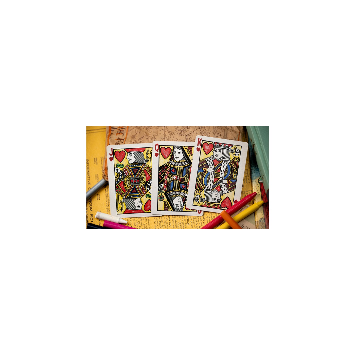 Crayon Playing Cards by Kings Wild Project