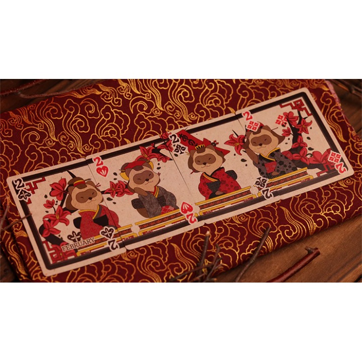 Tanuki Yukaku (Hanafuda) Playing Cards