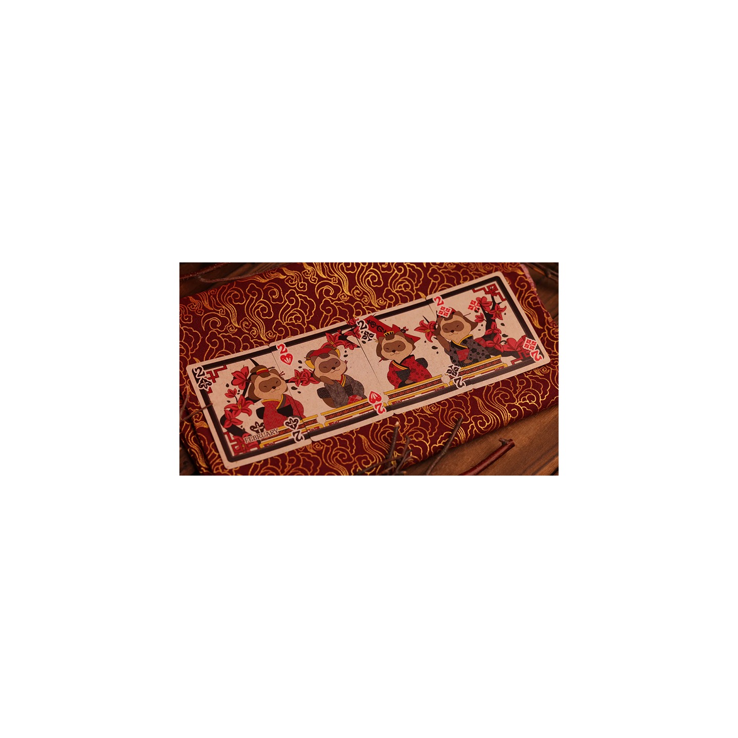Tanuki Yukaku (Hanafuda) Playing Cards