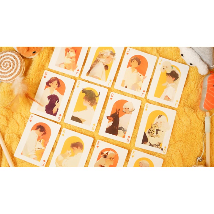 Cat & Dog Playing Cards by TCC Fashion