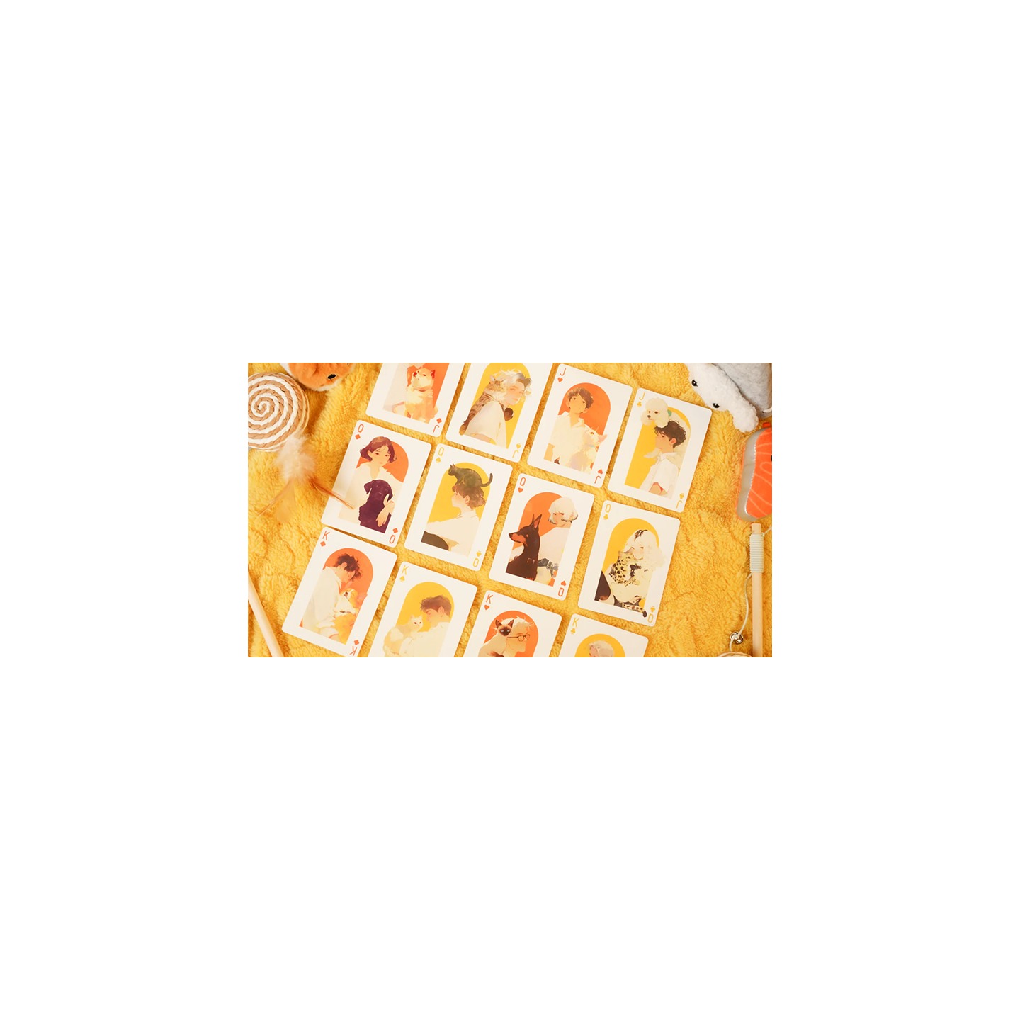 Cat & Dog Playing Cards by TCC Fashion