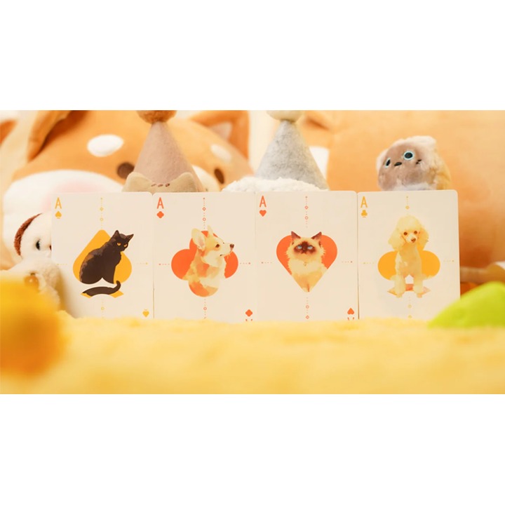 Cat & Dog Playing Cards by TCC Fashion