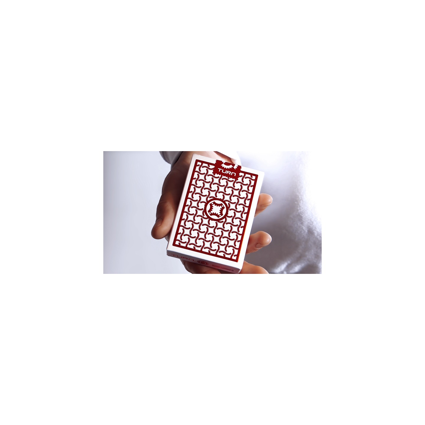 TURN (Red) Playing Cards by Mechanic Industries