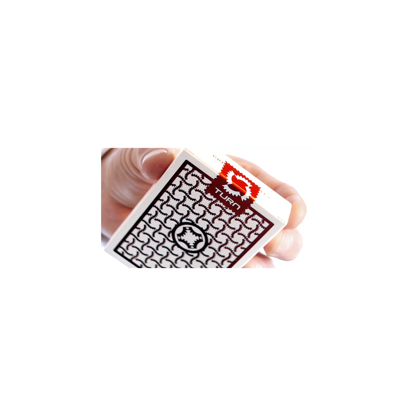 TURN (Red) Playing Cards by Mechanic Industries