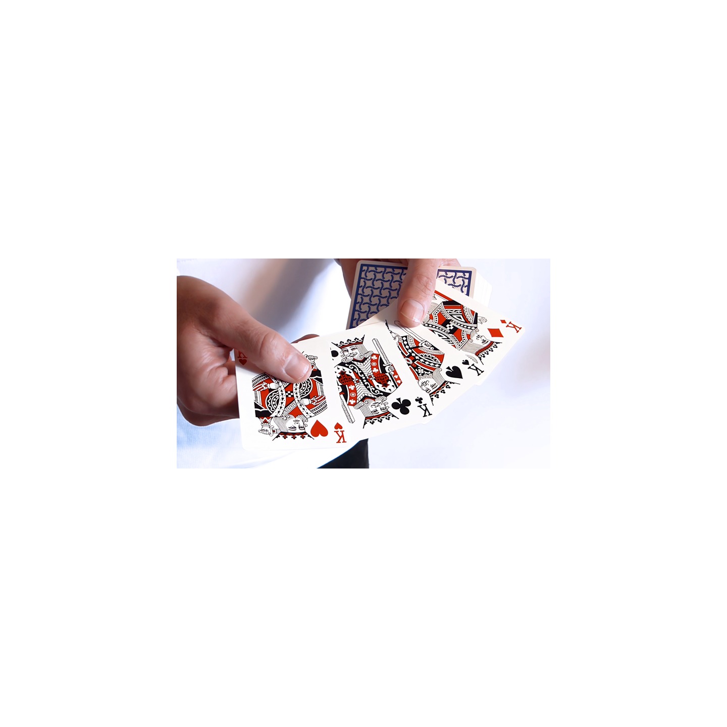 TURN (Red) Playing Cards by Mechanic Industries