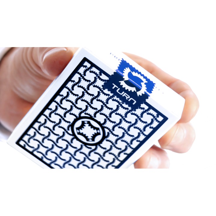 TURN (Blue) Playing Cards by Mechanic Industries