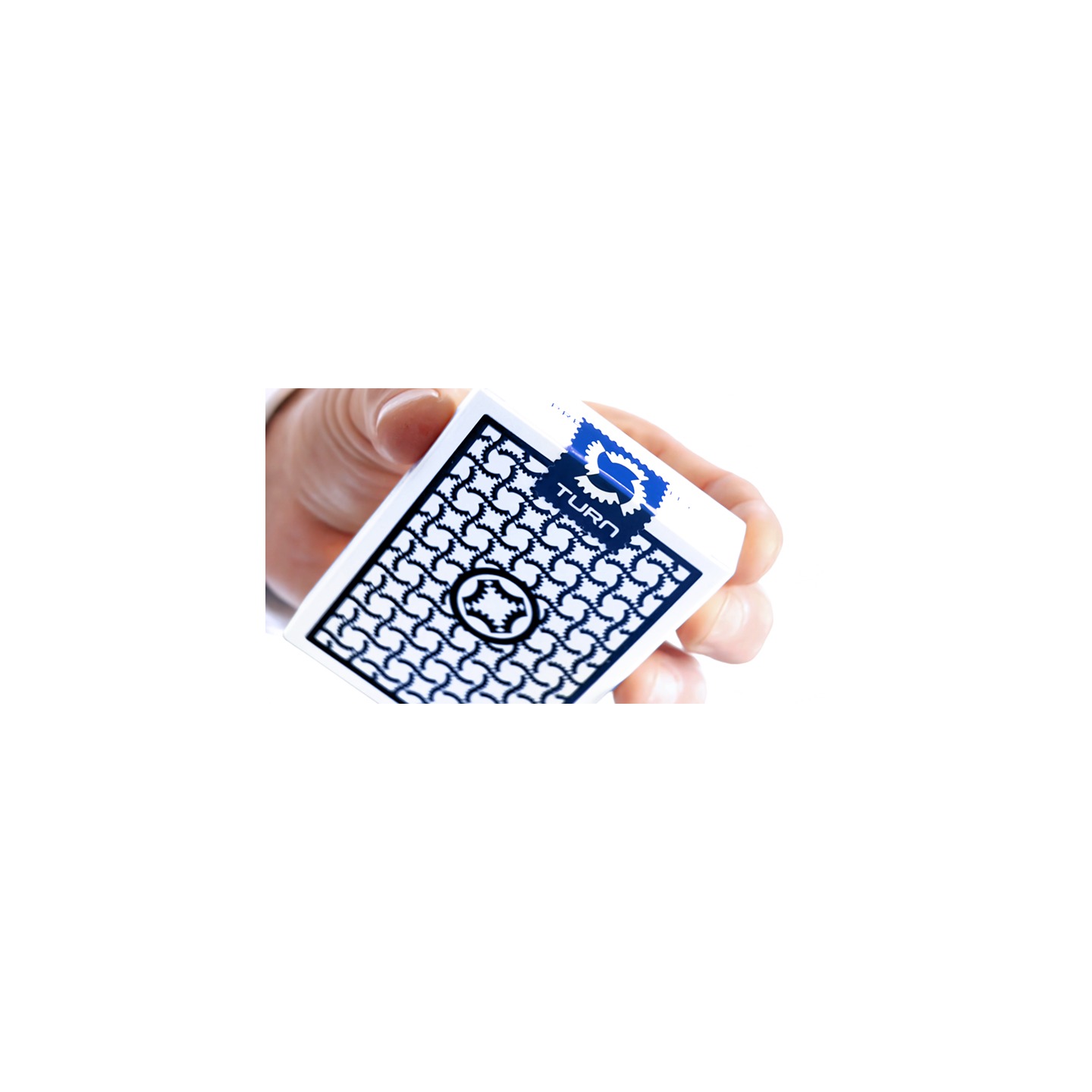 TURN (Blue) Playing Cards by Mechanic Industries