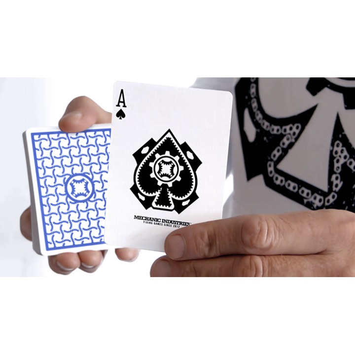 TURN (Blue) Playing Cards by Mechanic Industries
