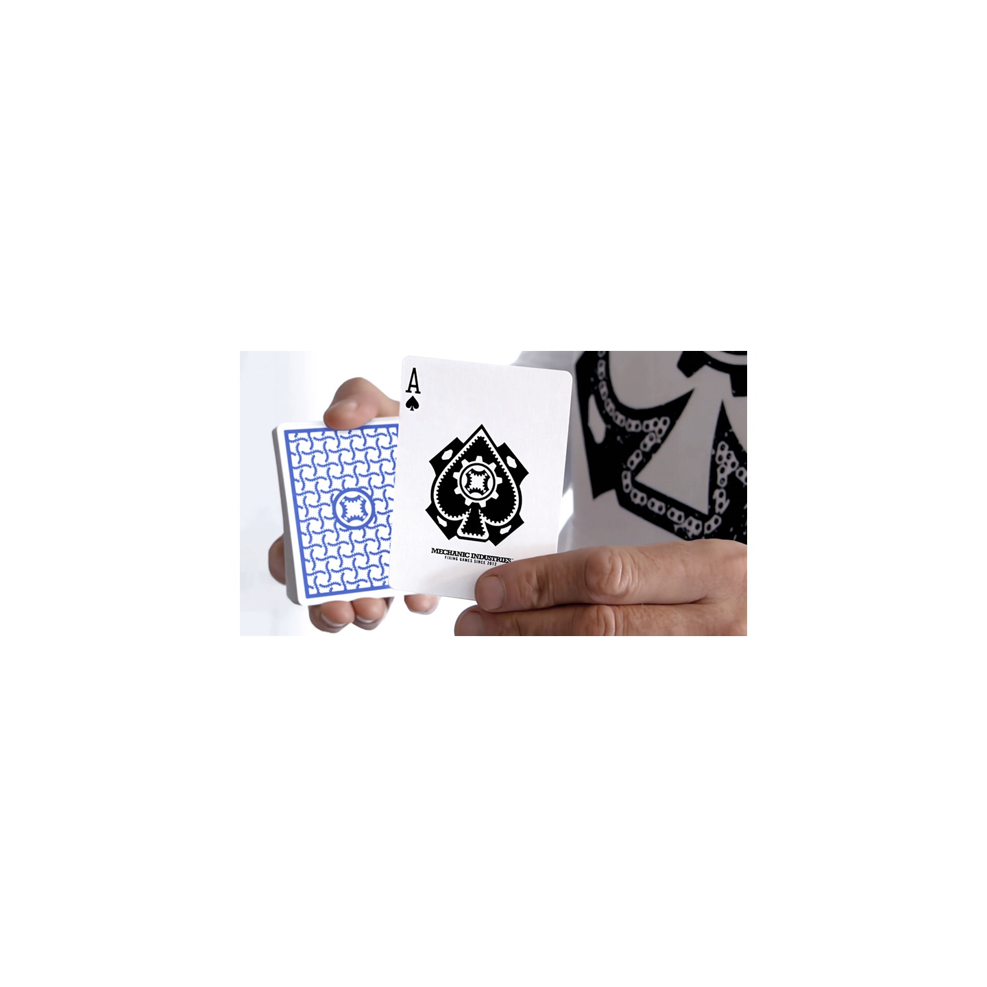 TURN (Blue) Playing Cards by Mechanic Industries