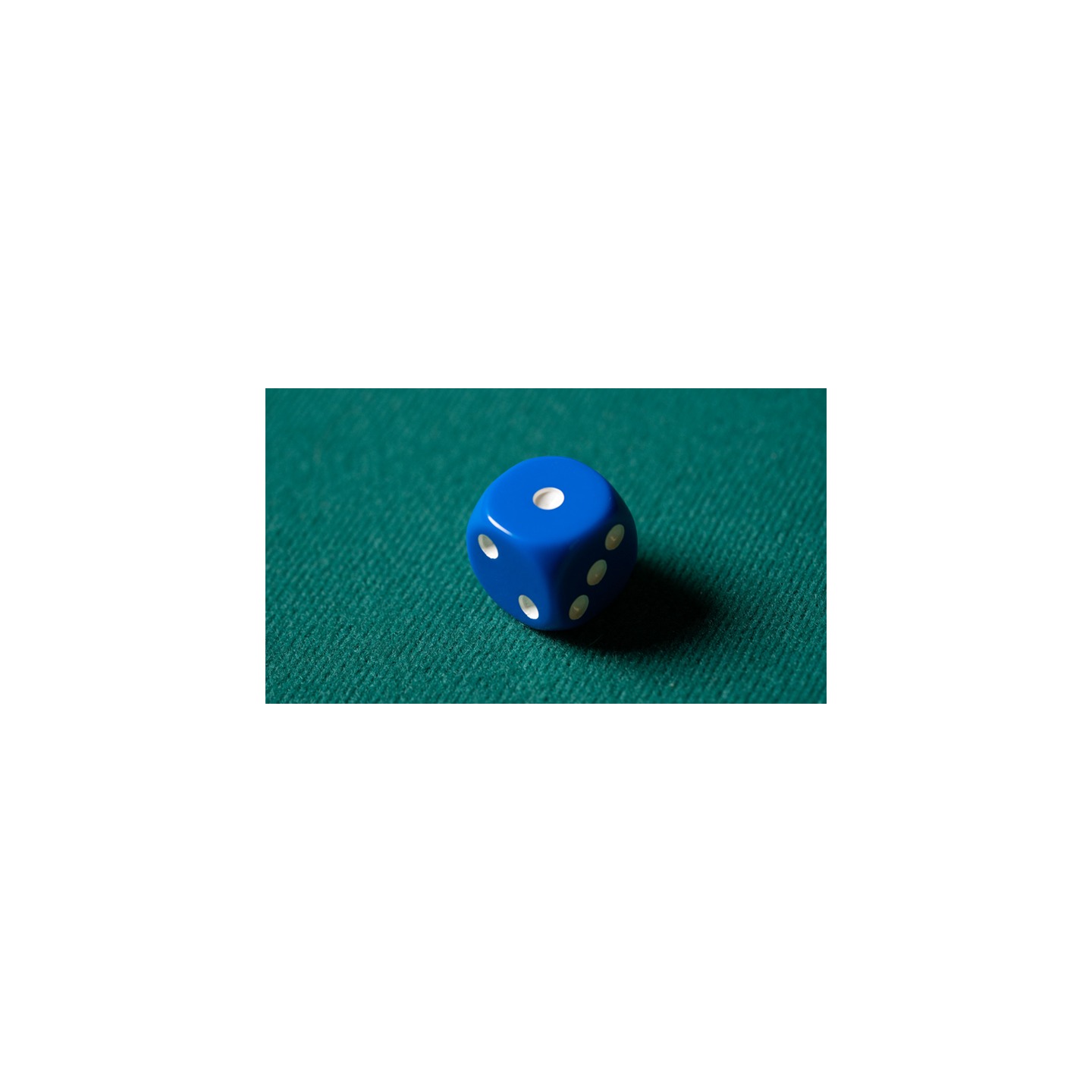 REPLACEMENT DIE BLUE (GIMMICKED) FOR MENTAL DICE by Tony Anverdi