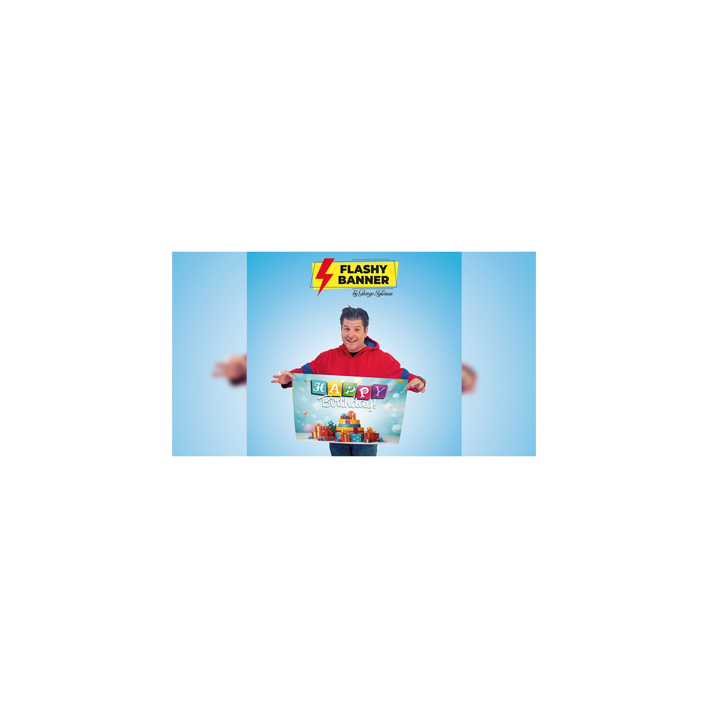 FLASHY BANNER (HAPPY BIRTHDAY) by George Iglesias & Twister Magic