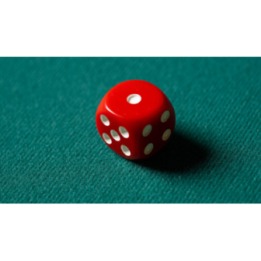 REPLACEMENT DIE RED (GIMMICKED) FOR MENTAL DICE by Tony Anverdi