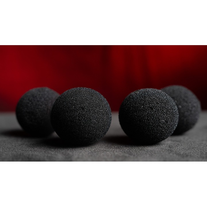 Magic Sponge Balls 50PK BLACK 1.5" by Murphy's Magic
