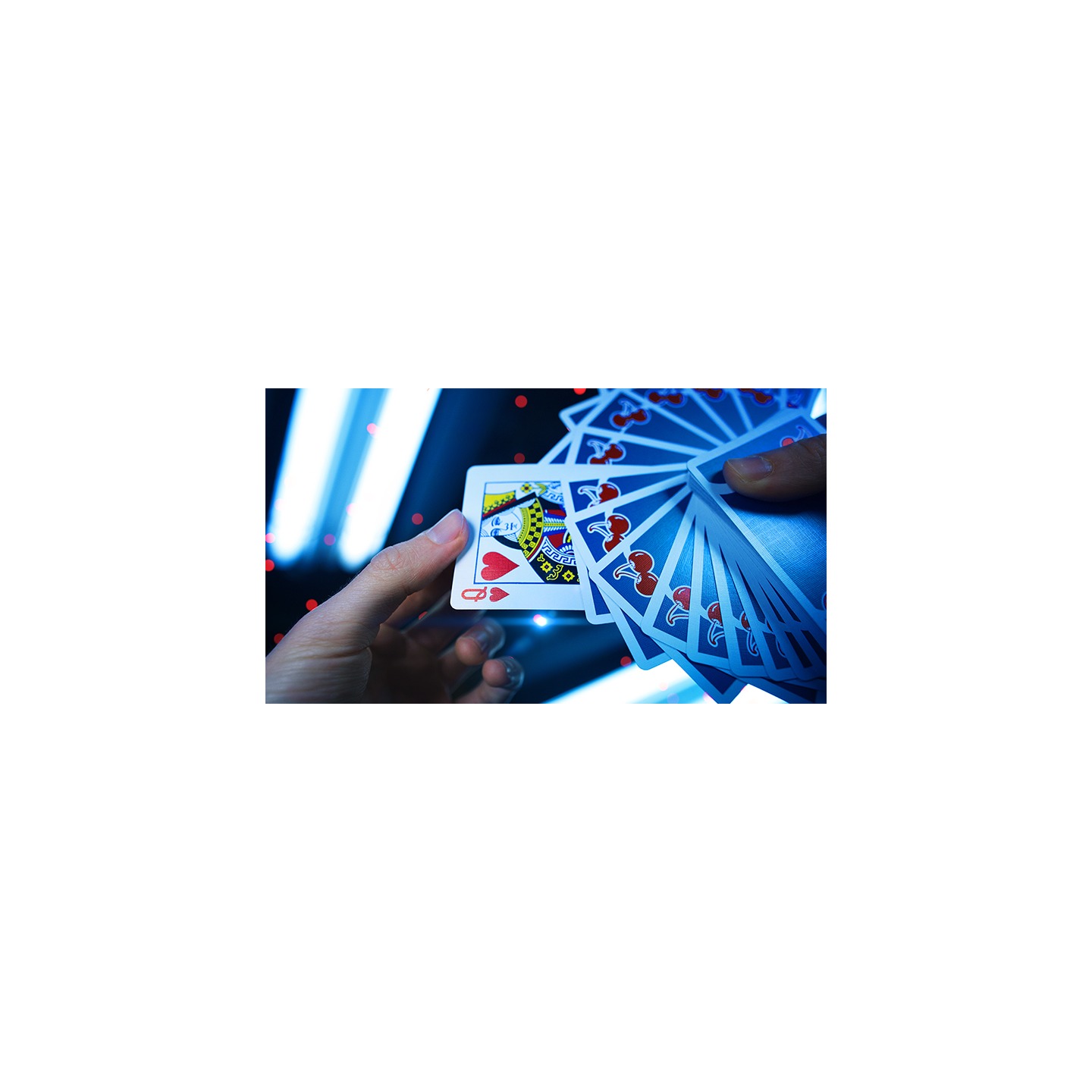 Cherry Casino Playing Cards (Tahoe Blue) by Pure Imagination Projects