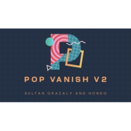 Pop Vanish 2 BLUE (Gimmicks and Online Instruction) by Sultan Orazaly & Hondo
