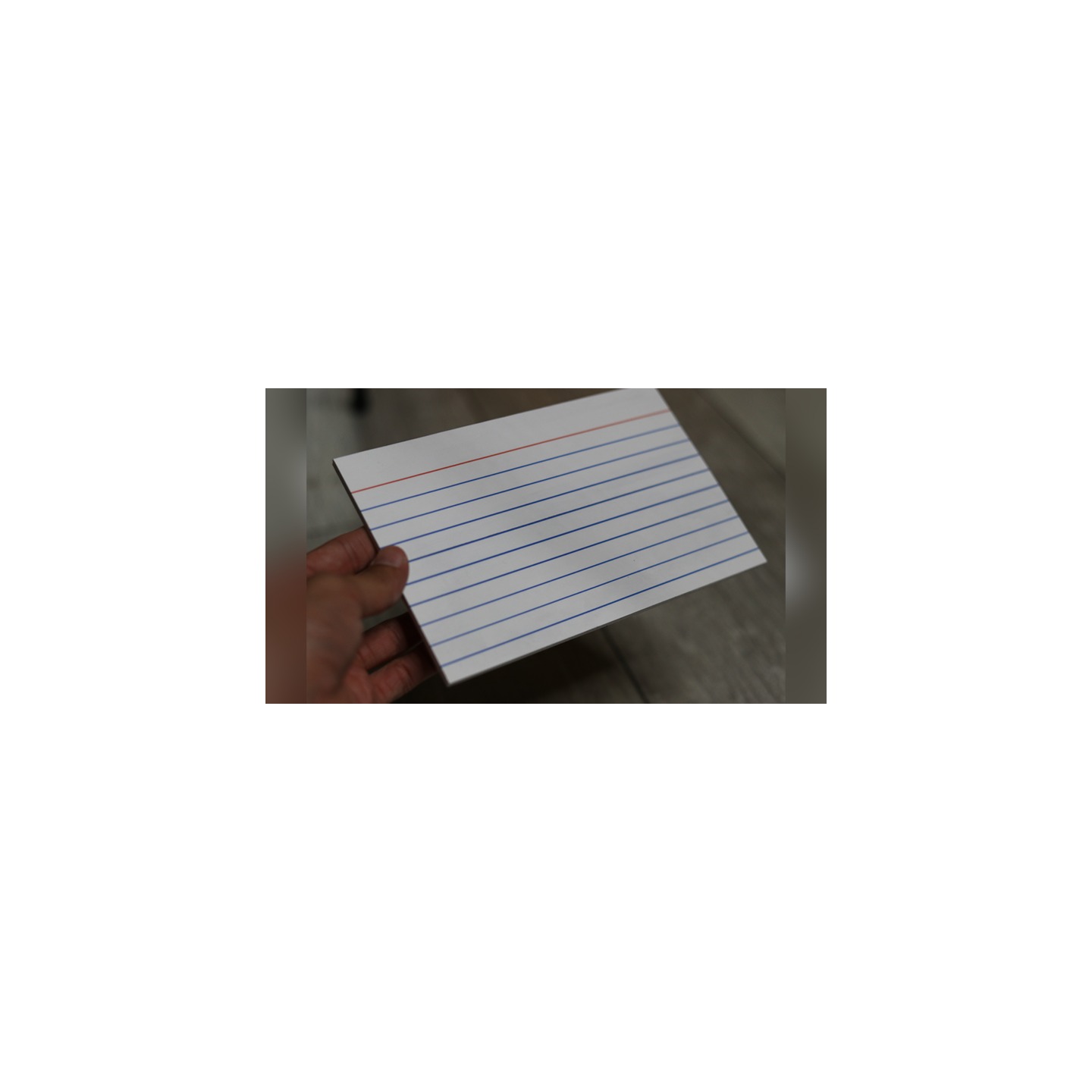 Acro Index Dry Erase Large 5"x8"(Gimmicks and Online Instructions) by Blake Vogt