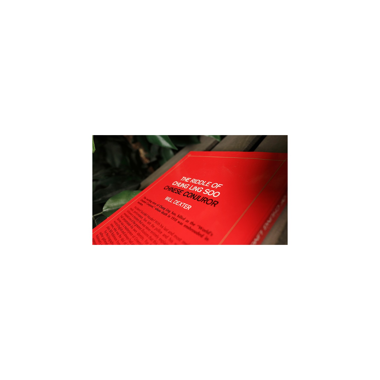 The Riddle of Chung Ling Soo by Will Dexter - Book