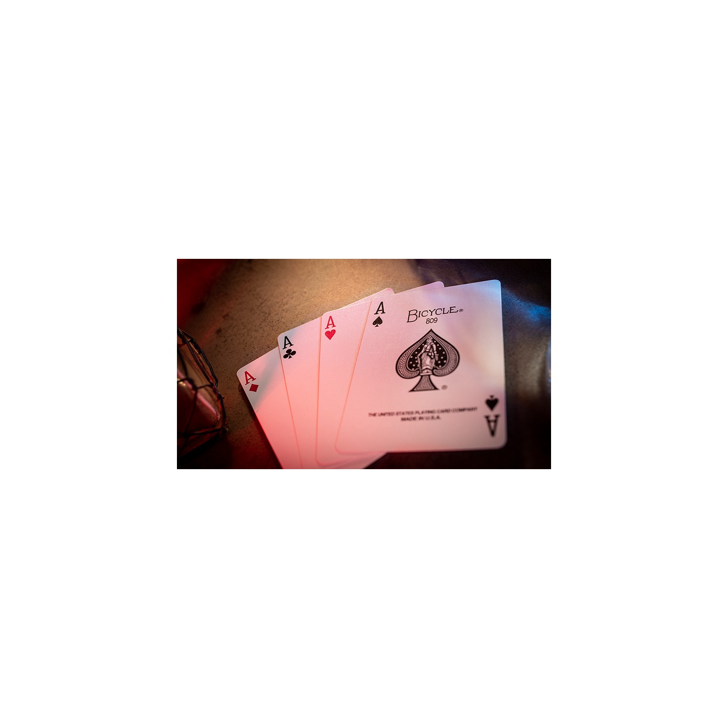 GT Speedreader Marked Deck Standard Version (Bicycle 809 Mandolin Red) Plus Online Effect