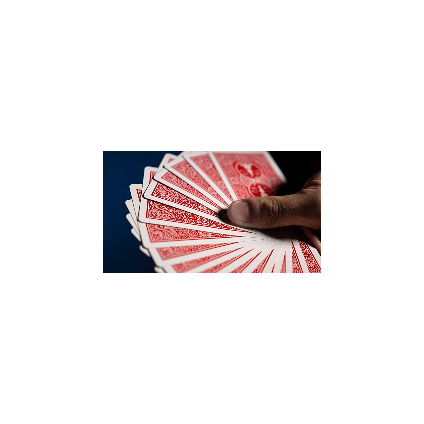 GT Speedreader Marked Deck Standard Version (Bicycle 809 Mandolin Red) Plus Online Effect