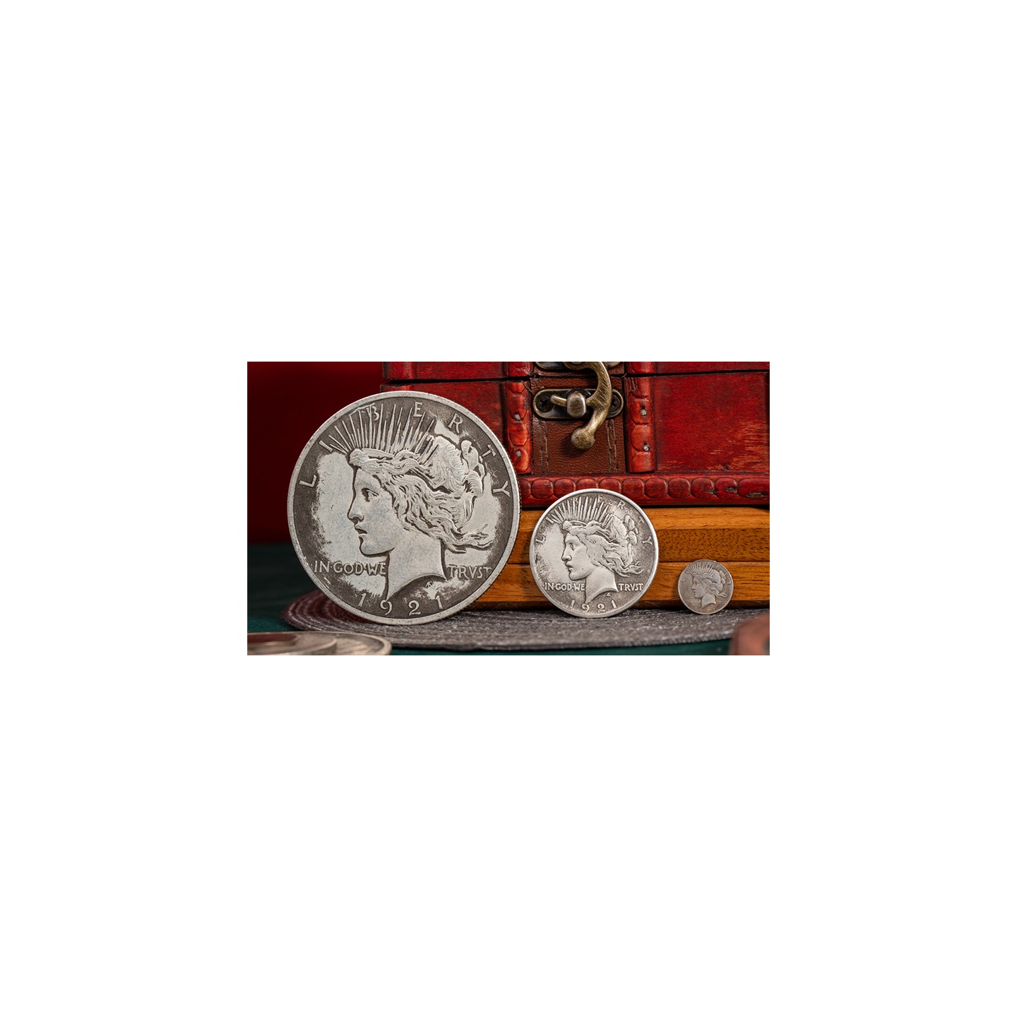 Mini Peace Dollar (Pack of 5 coins) by N2G