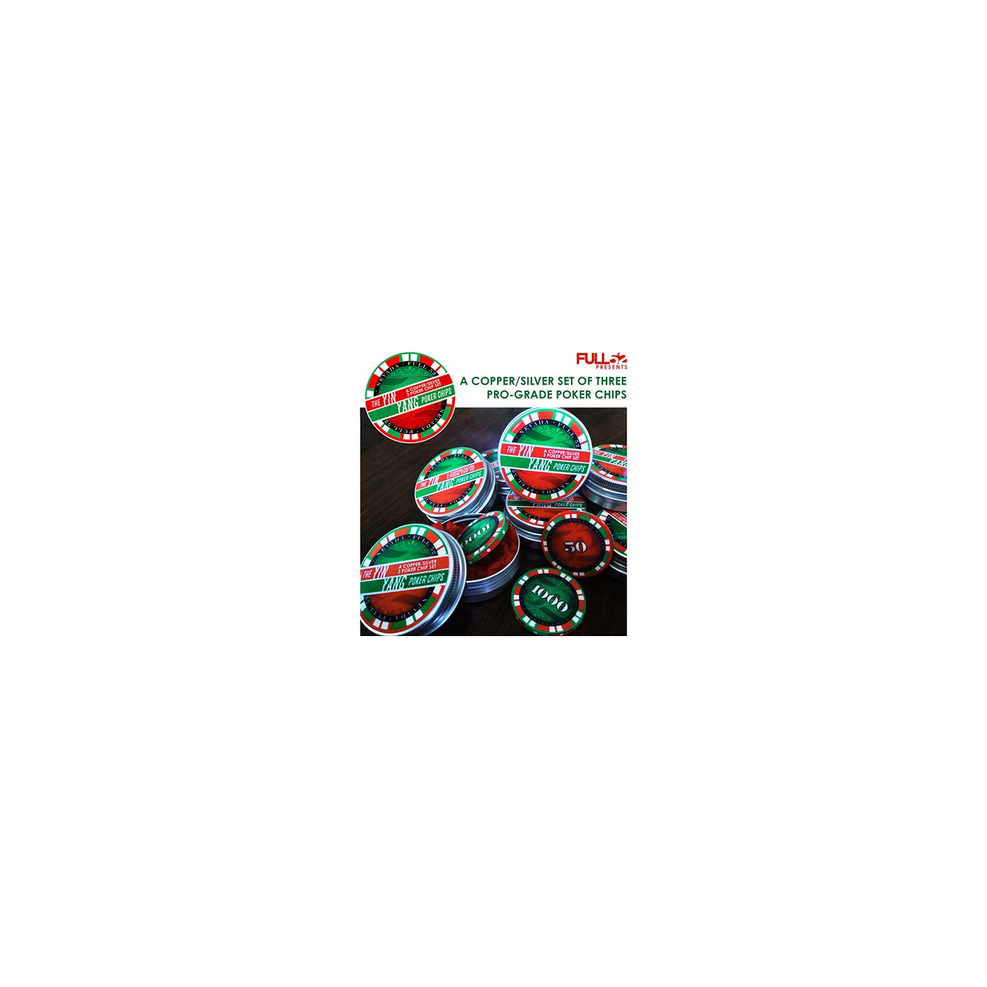 The Ying Yang Poker Chips (Gimmicks and Online Instructions)