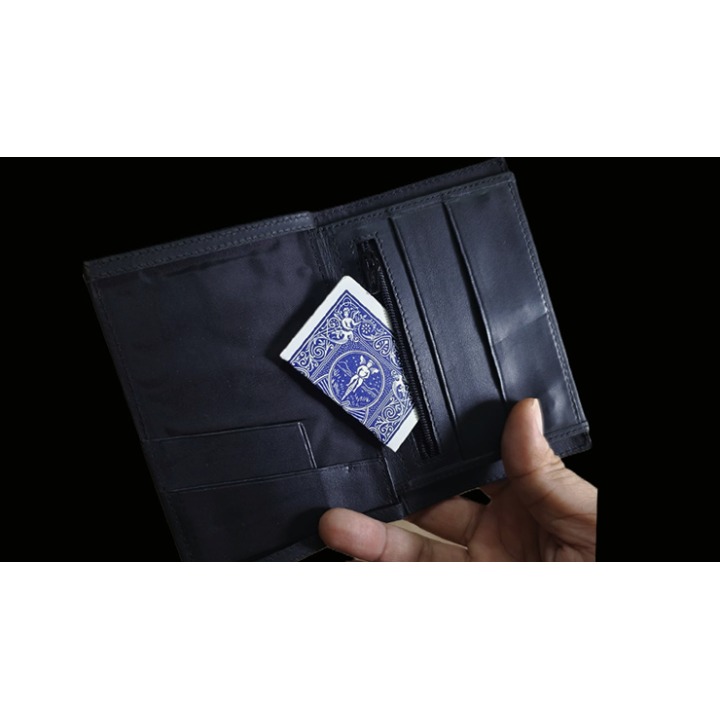 Mini Bombshell Wallet (Black Smooth) by CAHYO