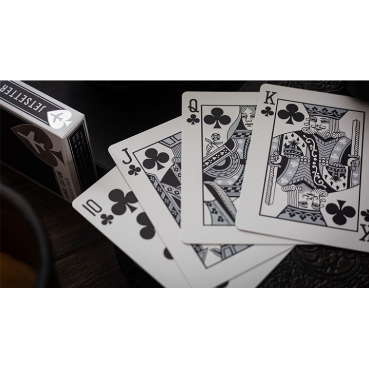 Lounge Edition Unmarked (Tarmac Black) by Jetsetter Playing Cards