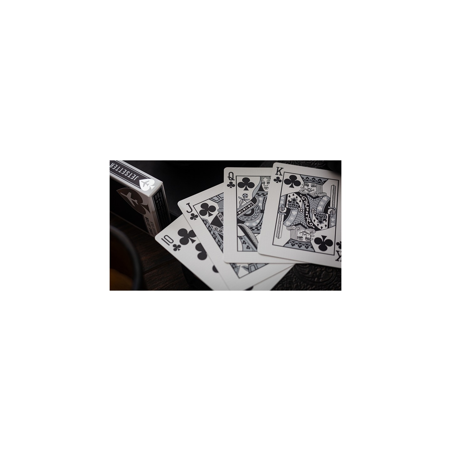 Lounge Edition Unmarked (Tarmac Black) by Jetsetter Playing Cards