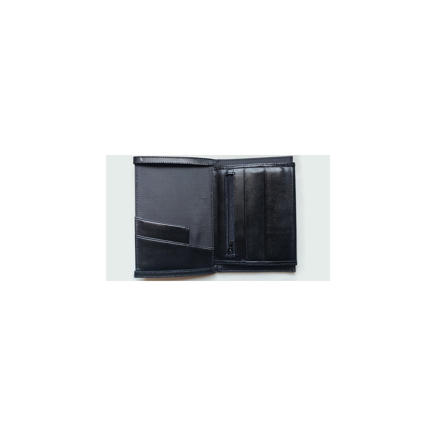Mini Bombshell Wallet (Black Smooth) by CAHYO