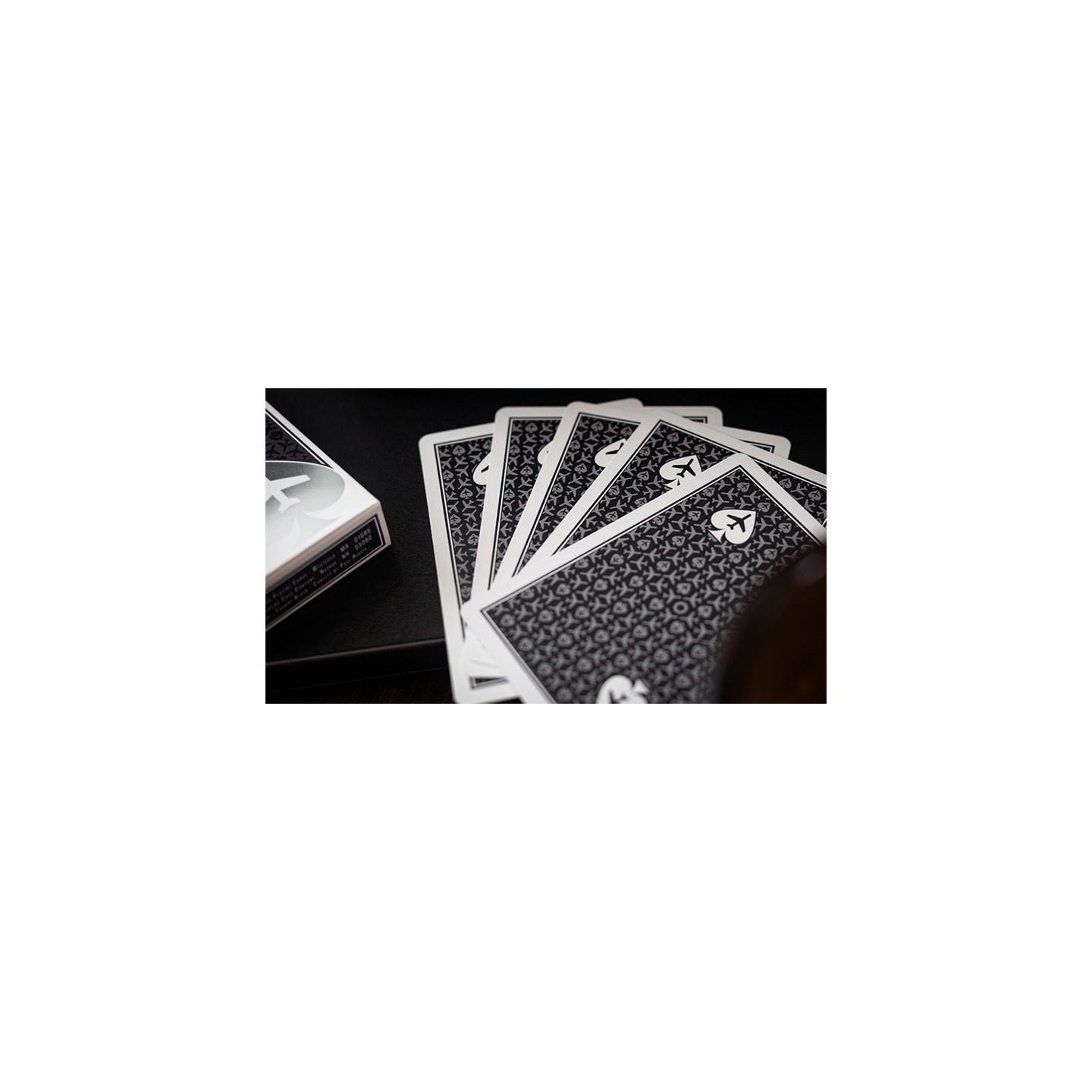 Lounge Edition Unmarked (Tarmac Black) by Jetsetter Playing Cards