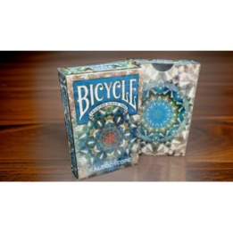 Bicycle Kaleidoscope Blue Playing Cards