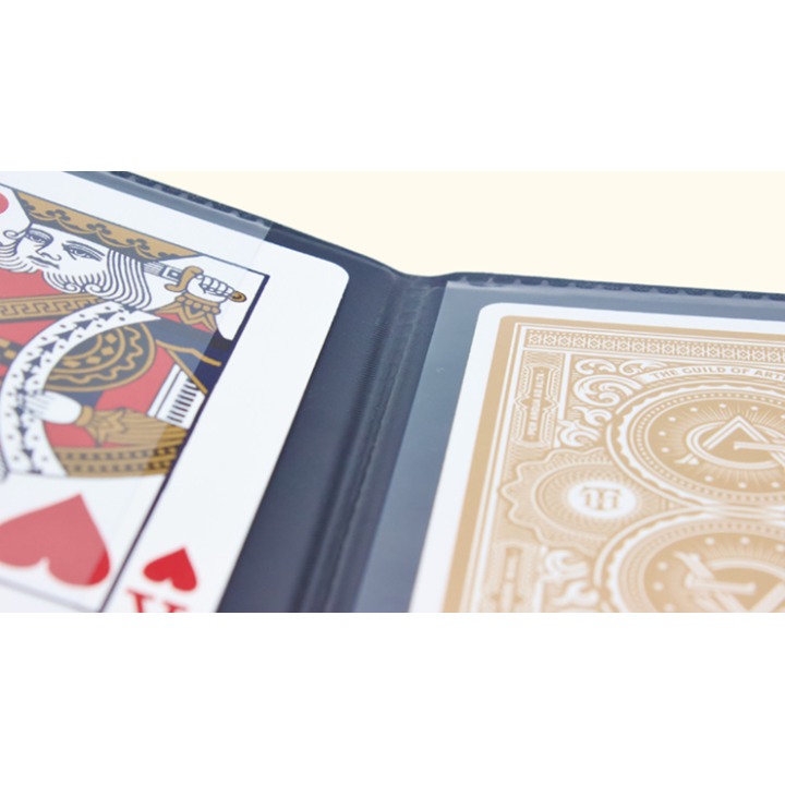 Card Holder Deluxe (2 transparent pockets + 1 hidden pocket)