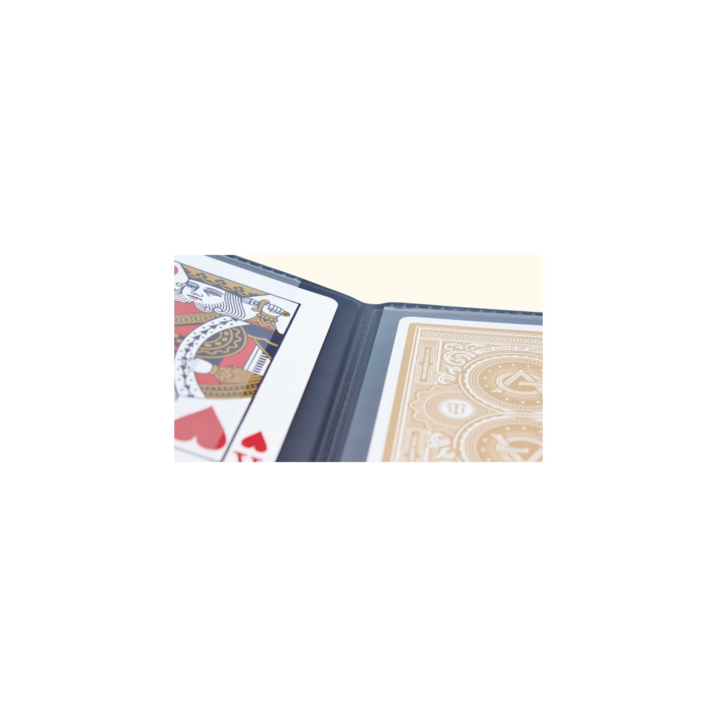 Card Holder Deluxe (2 transparent pockets + 1 hidden pocket)