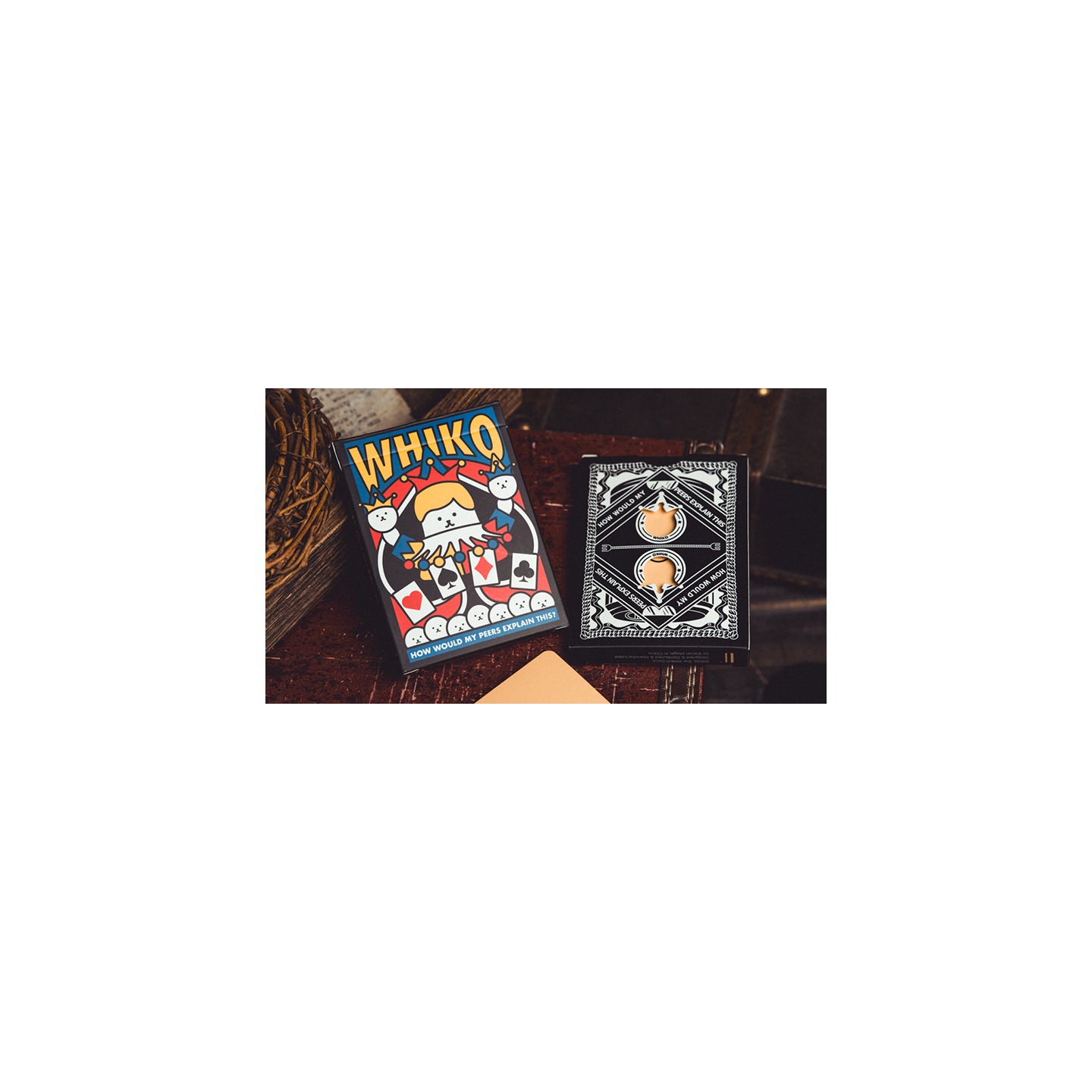 WHIKO Stage Thin Playing Cards by Bacon Magic.