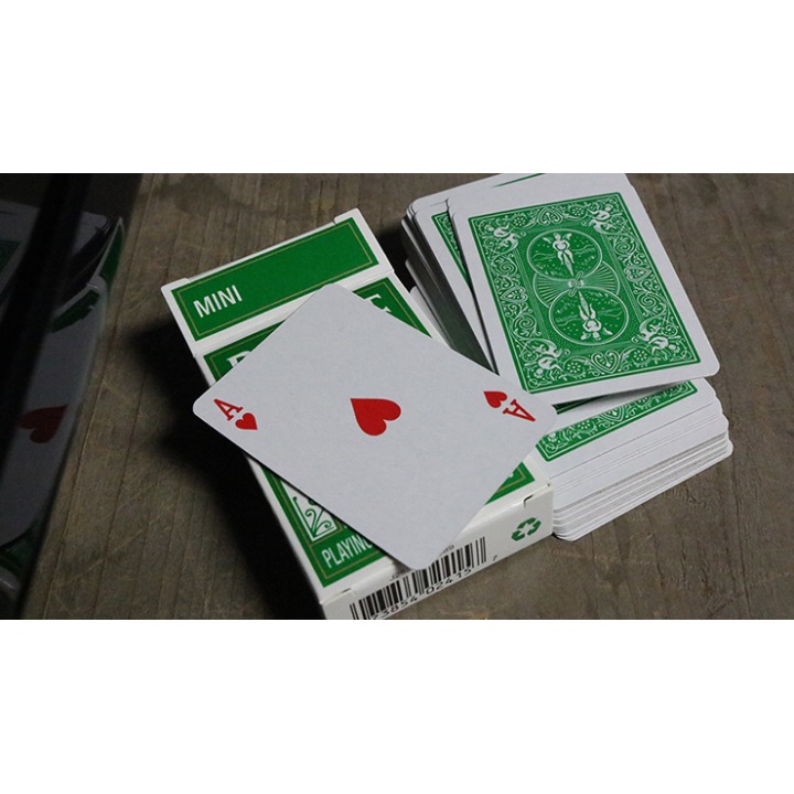 Mini Bicycle Cards (Green)