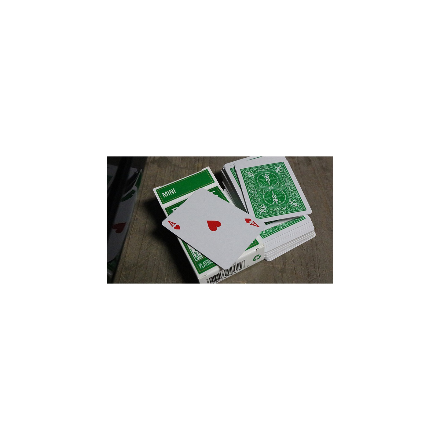 Mini Bicycle Cards (Green)