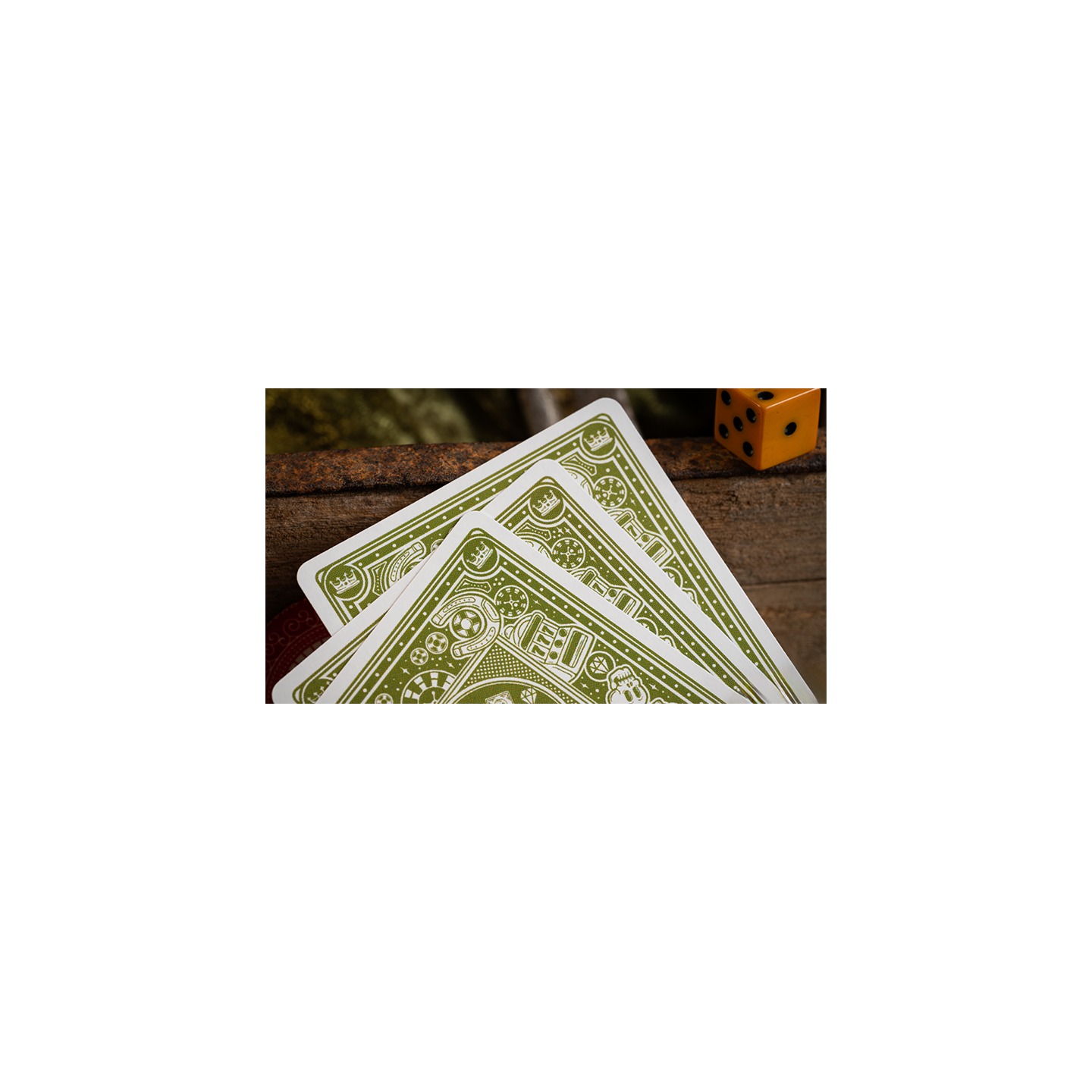 Chancers V3 Green (Marked) Playing Cards by Good Pals